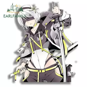 EARLFAMILY 13 см для сексуальной NSFW личные автомобильные аксессуары наклейки в багажник аниме Campervan Солнцезащитная наклейка RV JDM VAN водонепроницаемая