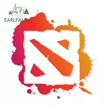 EARLFAMILY 13 см Dota 2 Автомобильные наклейки-логотипы индивидуальная устойчивая к царапинам наклейка для ноутбука мотоцикла багажника холодильника автомобиля двери протектор
