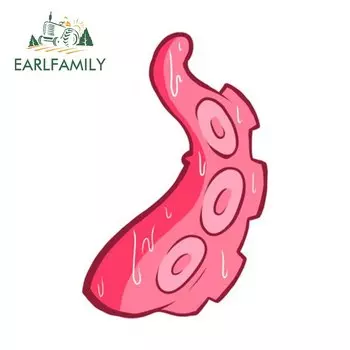 EARLFAMILY 13 см х 11,9 см на щупальцы автомобильные наклейки модные наклейки на окклюзию с царапинами в багажнике доска для серфинга Декор Автомобильная этикетка