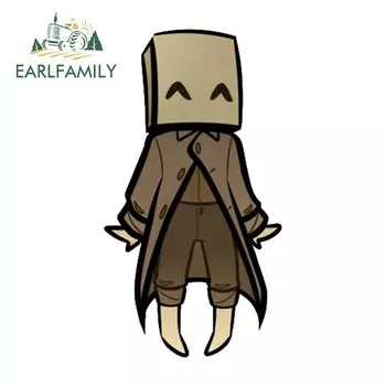 EARLFAMILY, 13 см, наклейка для маленького комара, автомобильные аксессуары, наклейки, виниловые устойчивые к царапинам JDM, забавное украшение для окна