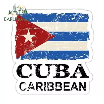 EARLFAMILY 13 см, Новая Зеландия, Дания, Чили, Куба, флаг, наклейка, кондиционер воздуха, бампер, мотоциклетный автомобиль, этикетка