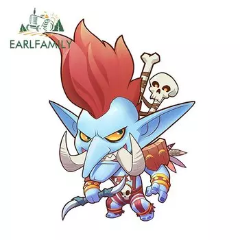 EARLFAMILY 13 см x 10,1 см для World of Warcraft переводная картинка на лобовое стекло бампер Водонепроницаемая фотография