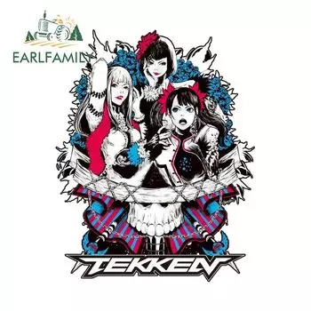 EARLFAMILY 13 см X 10,3 см для Tekken девушек автомобильные наклейки простые наклейки окклюзия царапины мотоцикл фургон автомобильные товары