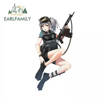 EARLFAMILY 13 см x 10,4 см для солдатиков армии девушек тонкая Наклейка виниловая Автомобильная Наклейка Автомобильные аксессуары индивидуальная печать индивидуальные наклейки