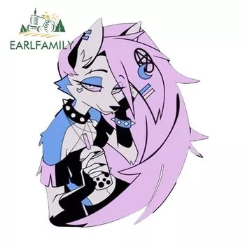 EARLFAMILY 13 см x 10,5 см, Милая лона, автомобильная наклейка, зеркальные гоночные аксессуары для дрифтинга, мотоцикла, автомобиля