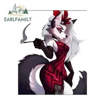 EARLFAMILY 13 см x 10,6 см элегантные наклейки для курительной машины Loona вечернее платье аниме сексуальные наклейки личный декор для гонок с фургоном