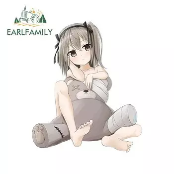 EARLFAMILY 13 см x 10,8 см для Kasugano Sora забавная наклейка для автомобилей окклюзия царапин наклейка холодильник ноутбук багажник автомобильные аксессуары