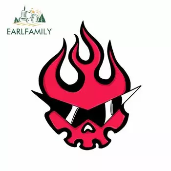 EARLFAMILY 13 см x 11,1 см для Gurren Lagann виниловые наклейки на машину декор для лобового стекла окон для кемпера Защита от царапин JDM SUV