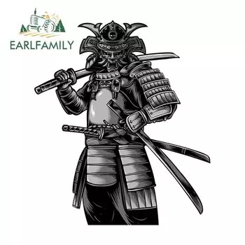 EARLFAMILY 13 см X 11,2 см Забавный воин автомобильные аниме водонепроницаемые солнцезащитные наклейки для ноутбука RV Windows RV автомобильные аксессуары