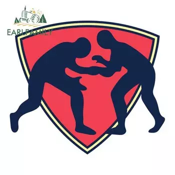 EARLFAMILY 13 см x 11,2 см для борьбы, фотоальбом, водонепроницаемые наклейки, виниловые простые украшения для серфинга, автомобильные товары