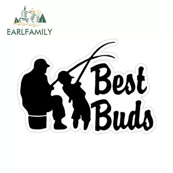 EARLFAMILY 13 см X 11,3 см для мотоцикла, наклейка с другом, крутая наклейка для автомобиля, грузовика, наклейка на бампер, автомобильная наклейка, красивые аксессуары Mercedes Benz