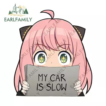 EARLFAMILY 13 см X 11,4 см для забавной Ани подделыватель «Don't Honk At Me I Am Sensitive _ Солнцезащитная наклейка, автомобильная этикетка»