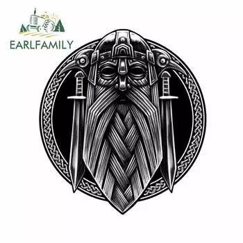 EARLFAMILY 13 см x 11,7 см для викингов галерея холодильник водонепроницаемые автомобильные стикеры аниме наклейка на холодильник лобовое стекло графика