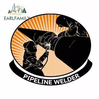EARLFAMILY 13 см x 11 см для сварщика металла работы Водонепроницаемая наклейка Стайлинг автомобиля наклейки бампер автомобильные аксессуары виниловый материал декор