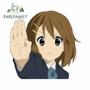 EARLFAMILY 13 см x 12,5 см для K-on виниловые наклейки на машину Автомобильная наклейка на доску для серфинга индивидуальное украшение на окклюзию от царапин