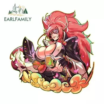 EARLFAMILY 13 см x 12,8 см для автомобиля с приманкой, модные простые наклейки на автомобильный шлем, Декор