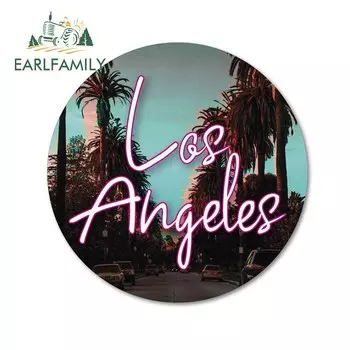 EARLFAMILY 13 см x 12,9 см для Лос-Анджелеса автомобильные наклейки водонепроницаемые наклейки устойчивая к царапинам виниловая автомобильная пленка мультяшная графика
