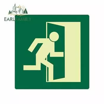 EARLFAMILY 13 см x 12,9 см для аварийного выхода оригинальные автомобильные наклейки DIY окклюзия царапины пользовательские печатные наклейки