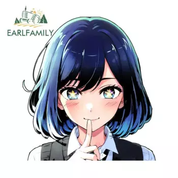 EARLFAMILY 13 см x 12 см для аниме Peek Kurokawa Akane Автомобильная наклейка для ноутбука Виниловая наклейка индивидуальные Веселые автомобильные товары для серфинга