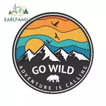 EARLFAMILY, 13 см x 13 см, для путешествий, создает рисунок, наклейки на автомобиль, устойчивые к царапинам, граффити, украшение