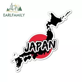 EARLFAMILY 13 см x 13 см для японского автомобиля, наклейка s Campervan, водонепроницаемая аниме Виниловая наклейка для автомобиля, граффити, мотоцикла