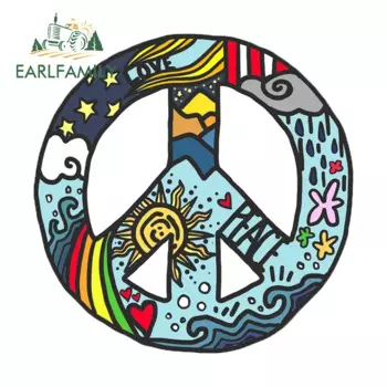 EARLFAMILY 13 см x 13 см для мира, автомобильная наклейка s, мотоциклетный фургон, автомобильные аксессуары, наклейка на доску для серфинга, ноутбук, водонепроницаемая фотонаклейка