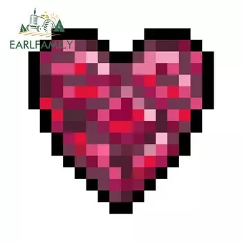 EARLFAMILY 13 см x 13 см, забавная Хрустальная наклейка для автомобиля Terraria Life, крышка для топливного бака, наклейки для мотоциклов, мультяшный Стайлинг автомобиля