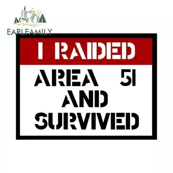 EARLFAMILY 13 см x 6,4 см для площади 51, наклейки для автомобиля без ограничений, водонепроницаемые мотоциклетные наклейки, виниловые наклейки для бампера, индивидуальный декор для багажника