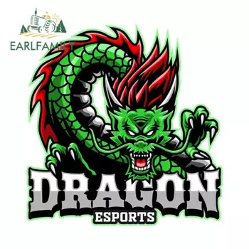 EARLFAMILY 13 см x 7,9 см для двойного дракона, аркадная игра, автомобильная наклейка, защита двери автомобиля, наклейка, гоночные окна, фургон, графика