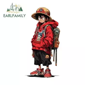 EARLFAMILY 13 см x 7 см аниме мультфильм Fanart автомобиль наклейка JDM мотоцикл автомобиль царапины Декор автомобиль багажник Гонки Наклейка Chibi Стайлинг автомобиля