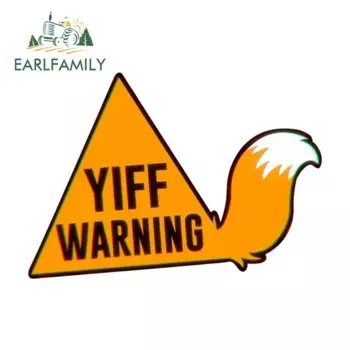 EARLFAMILY 13 см x 9,1 см для пушистых предупреждающих автомобильных наклеек, персональные наклейки для ноутбука, граффити, окон, мотоциклов, домов на колесах