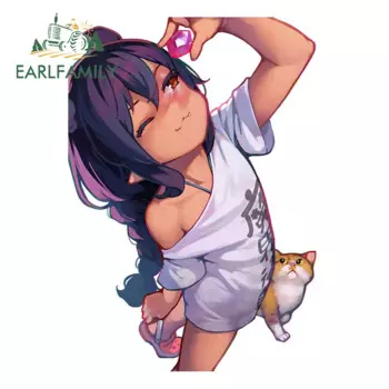 EARLFAMILY 13 см x 9,2 см для Jahy Sama Wa Kujikenai Автомобильная наклейка оригинальная Персонализированная наклейка модный Декор для ноутбука