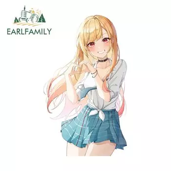 EARLFAMILY 13 см x 9,7 см для Марина Китагава мотоциклетные автомобильные наклейки на окна ноутбука Виниловые автомобильные аксессуары переводные наклейки для ноутбука