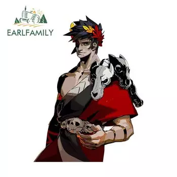 EARLFAMILY, 13 см x 9,7 см, автомобильные наклейки с надписью «Hades», солнцезащитные виниловые наклейки, окклюзийные царапины, декор для лэптопа, Стайлинг автомобиля