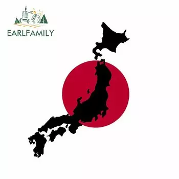 EARLFAMILY 13 см x 9,7 см для японской карты граффити автомобильные наклейки на холодильник Водонепроницаемый виниловый материал подходит для JDM RV