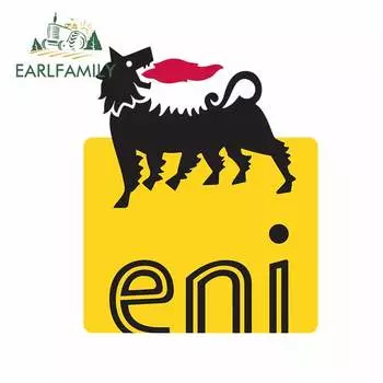EARLFAMILY 13 см, Забавный Логотип Agip, наклейка на автомобиль для GTR, Виниловая наклейка JDM, наклейка на багажник, грузовик, графика, винтажная наклейка для гонок