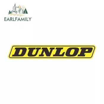 EARLFAMILY 15 см x 2,5 см для DUNLOP, Виниловая наклейка, задняя фотография автомобиля, украшение бампера, Стайлинг автомобиля