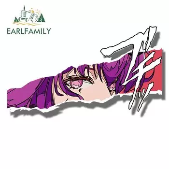 EARLFAMILY Кафка Фанарт Автомобильная наклейка Honkai звезда рельс Чиби большая голова вайфу наклейка мультфильм Peek Girl граффити Slap Stickers