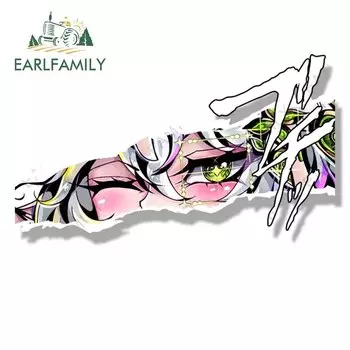 EARLFAMILY Loli нахида фанат стикер для автомобиля аниме Genshin Impact Waifu Ahegao переводная картинка JDM мультфильм Пекер девушка графффити Slap Стикеры