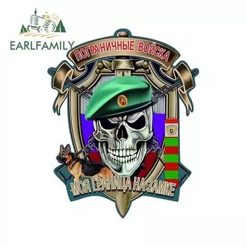 EARLFAMILY мультфильм солдат череп Автомобильная наклейка JDM окно бампер шлем Декор Самурайские Наклейки Искусственные автомобильные аксессуары