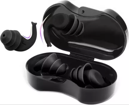 2 шт., силиконовые затычки для ушей, с шумоподавлением