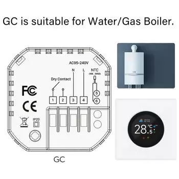 EARU Tuya Smart Knob Температурный Контроллер