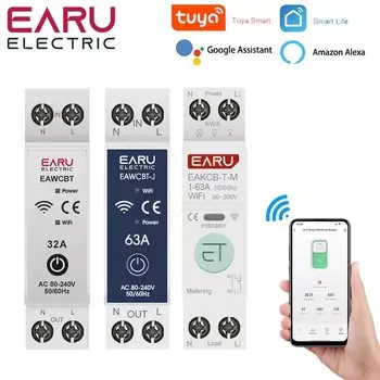 EARUELECTRIC Автоматический выключатель Tuya 63А