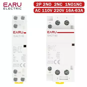 EARUELECTRIC EACT-2P-2NO-16A 20A 25A 32A 40A 63A Контактор