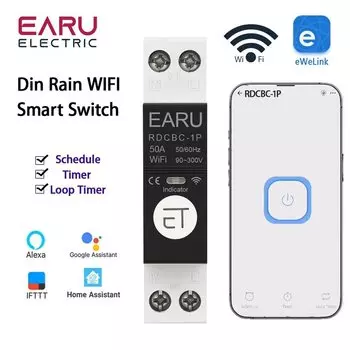 EARUELECTRIC RDCBC Wi-Fi мини автоматический выключатель