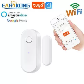 Earykong датчик двери Wi-Fi черный/белый