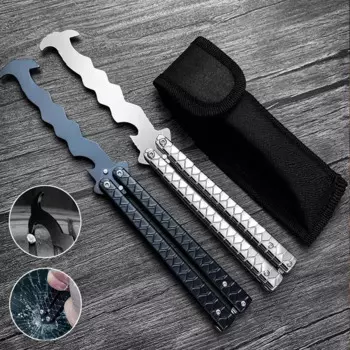 EDC Многофункциональный складной автомобильный крючок для шин из нержавеющей стали, инструмент для очистки камня