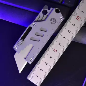 EDC Мультитул Универсальный Нож TC4 Титановый Сплав SK5 Карманные Ножи Кемпинг Открытый Выживание Брелок Коробка Резак Для Бумаги Открывалка Для Бутылок