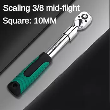 Edieu телескопический гаечный ключ с трещоткой хромованадиевый