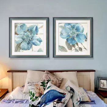 EECAMAIL Алмазная картина для спальни прикроватная простая Цветочная маленькая картина из кирпичного камня вышивка крестиком полная Алмазная вышивка